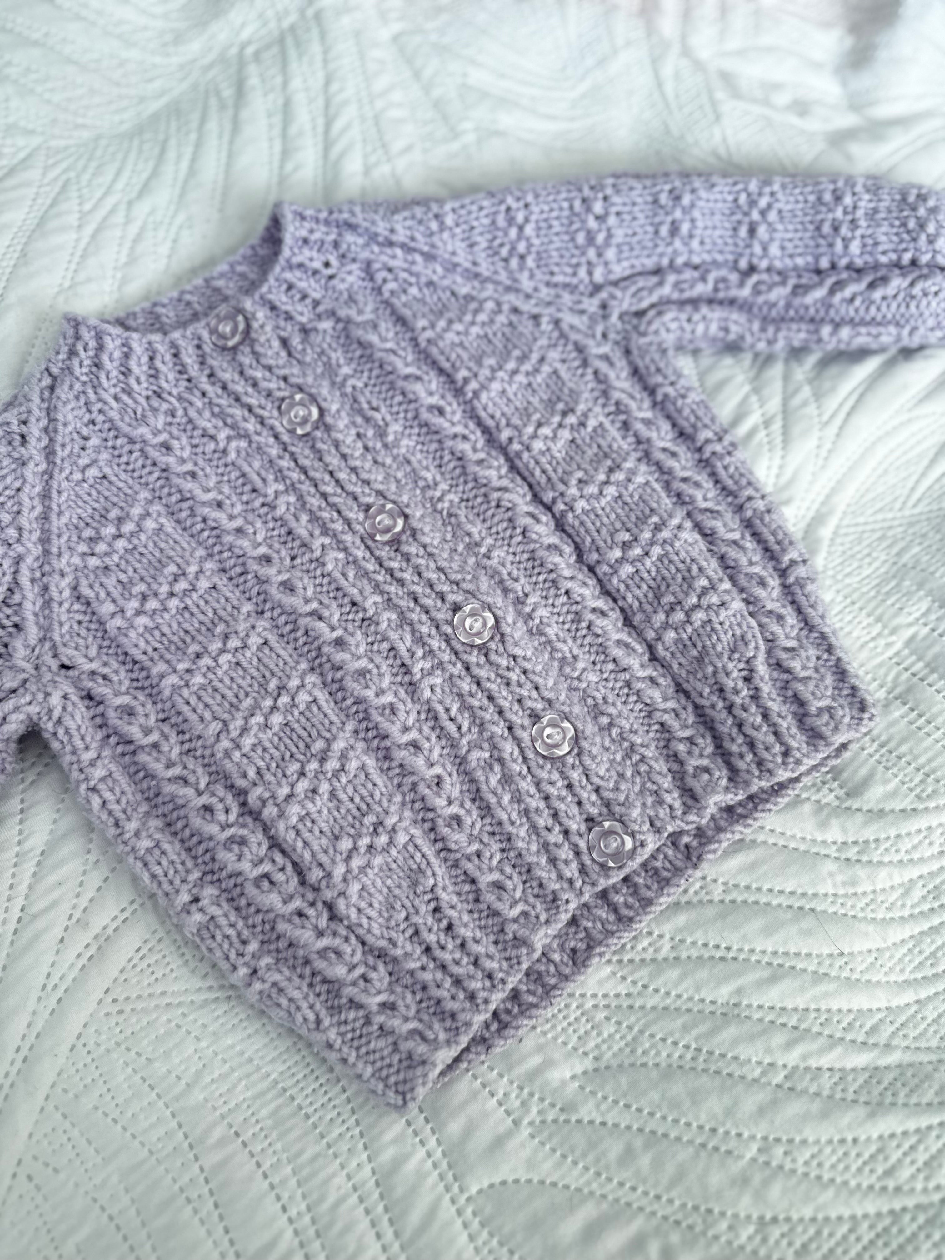 12-18 lilac cardi