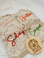 Personalised name gilets