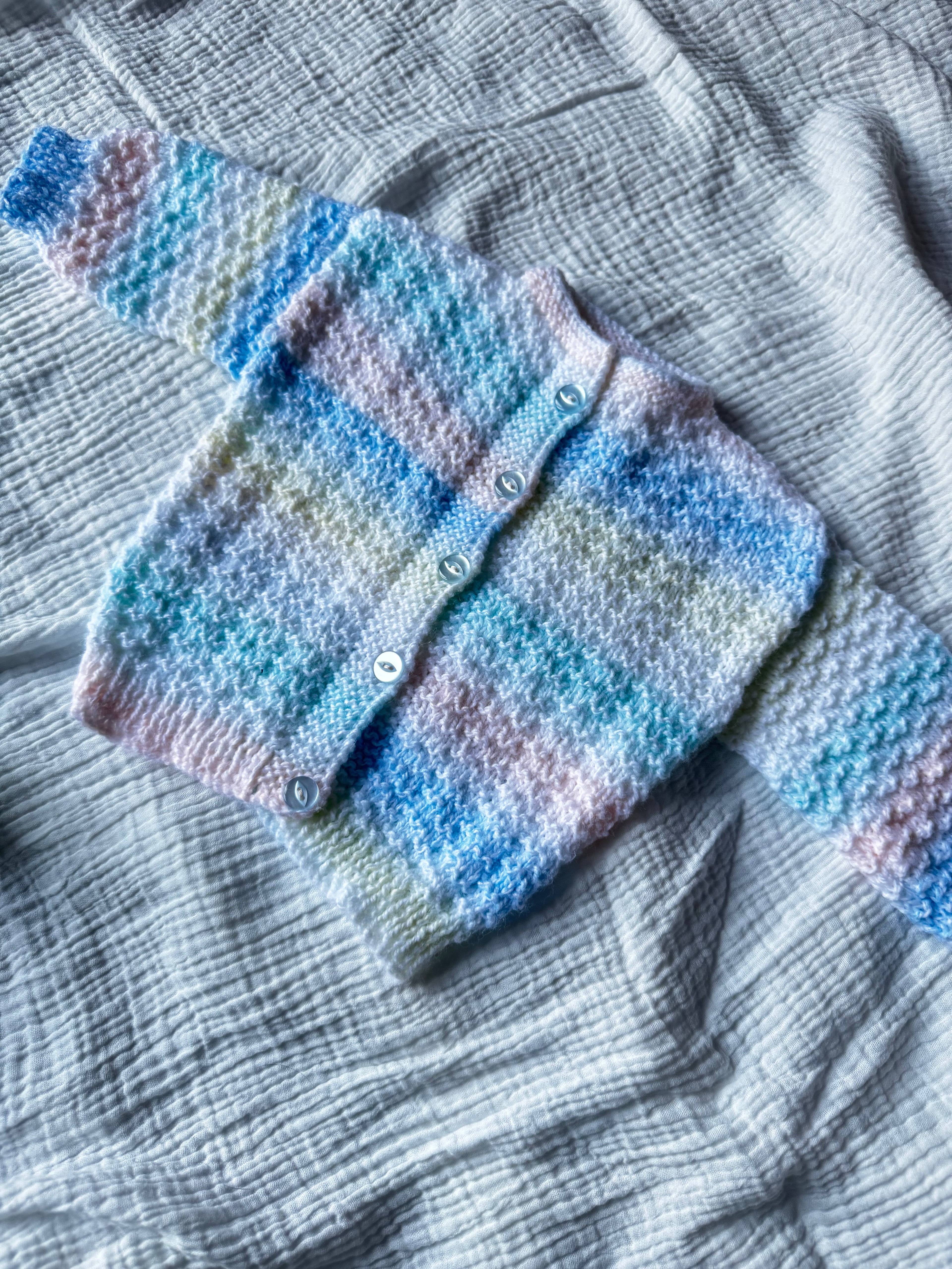 6-12m multi knit (2 available)