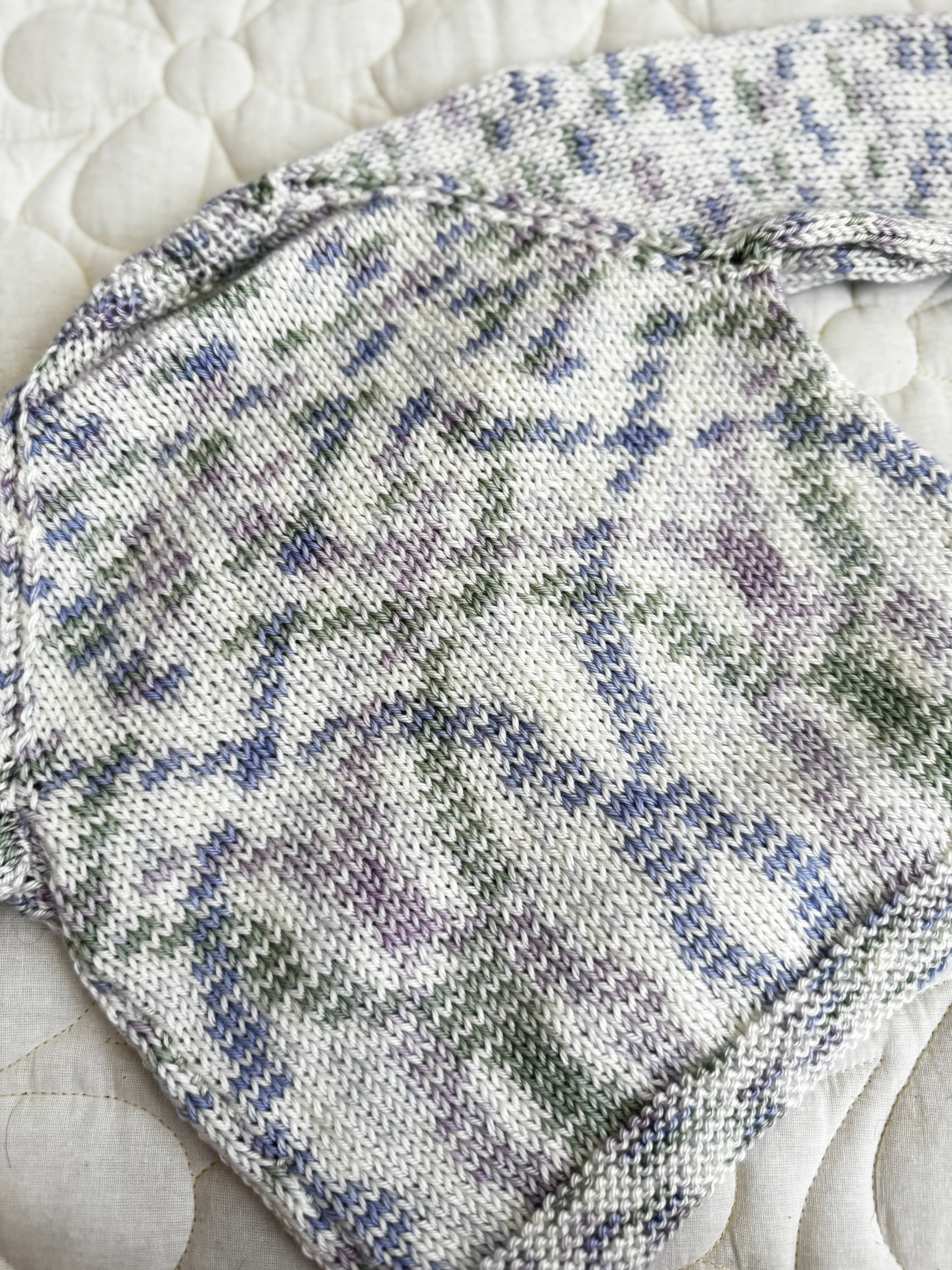 12-18 purple and green mix cardi