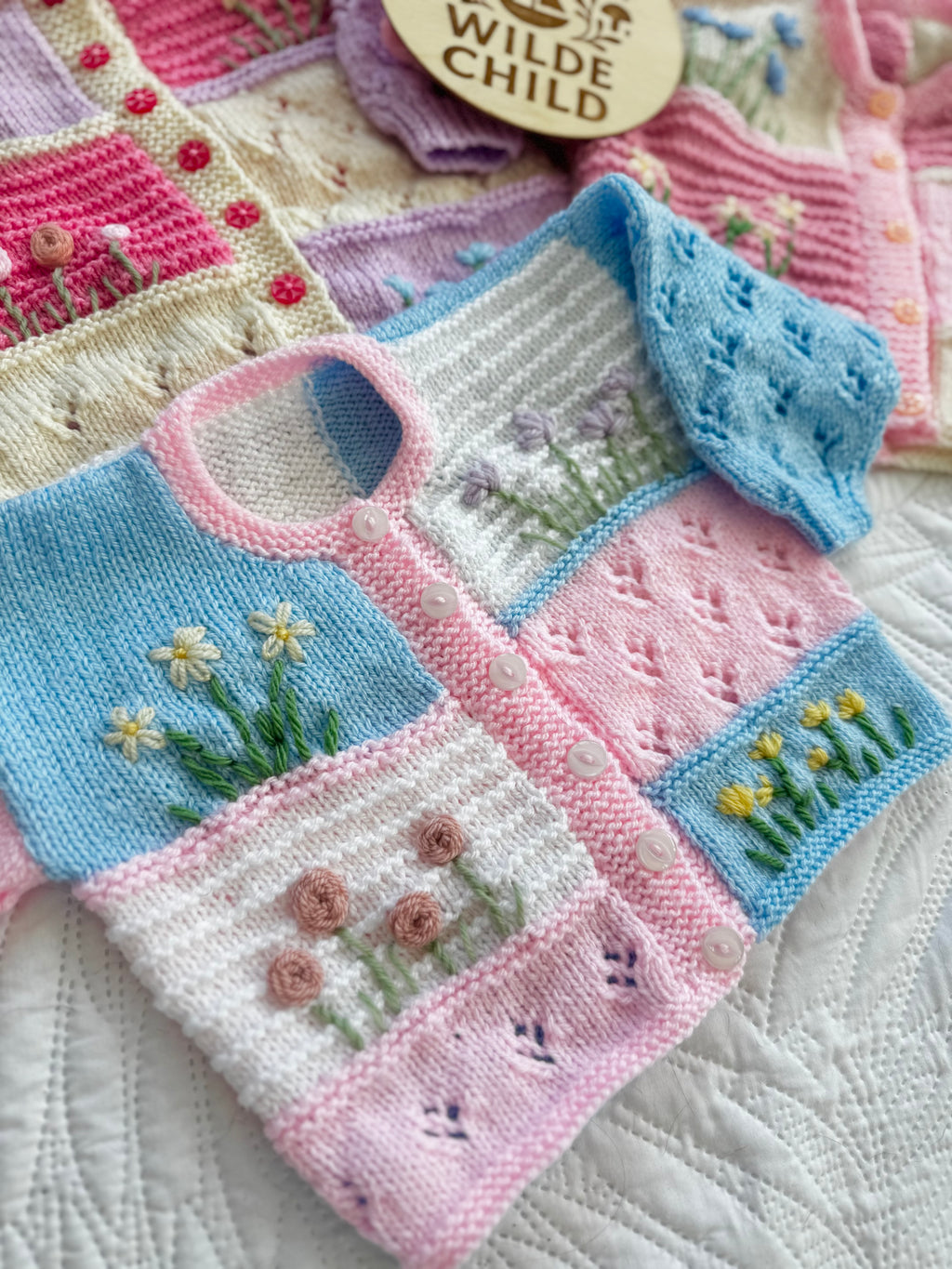 Heirloom patchwork floral cardigan