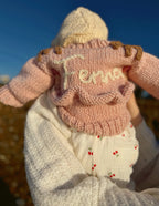 Personalised Cupcake Cardigans- Hand knit