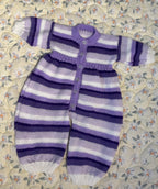 Hand knit pramsuit 9-12m