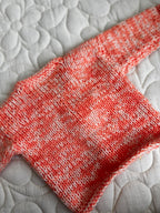 6-12 orange mix cardi