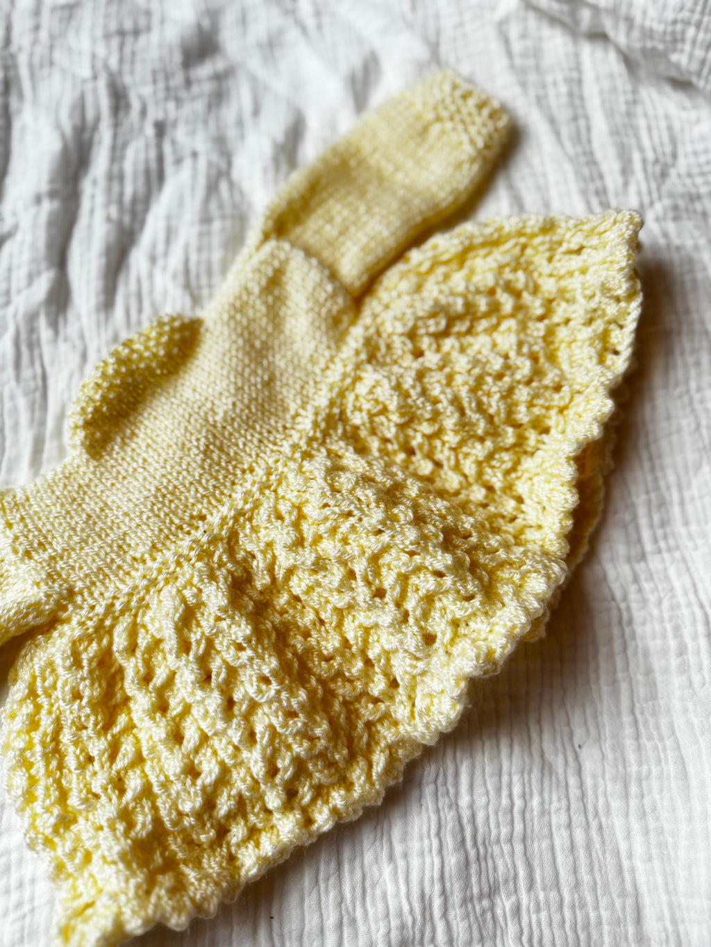 0-3 lemon matinee cardigan