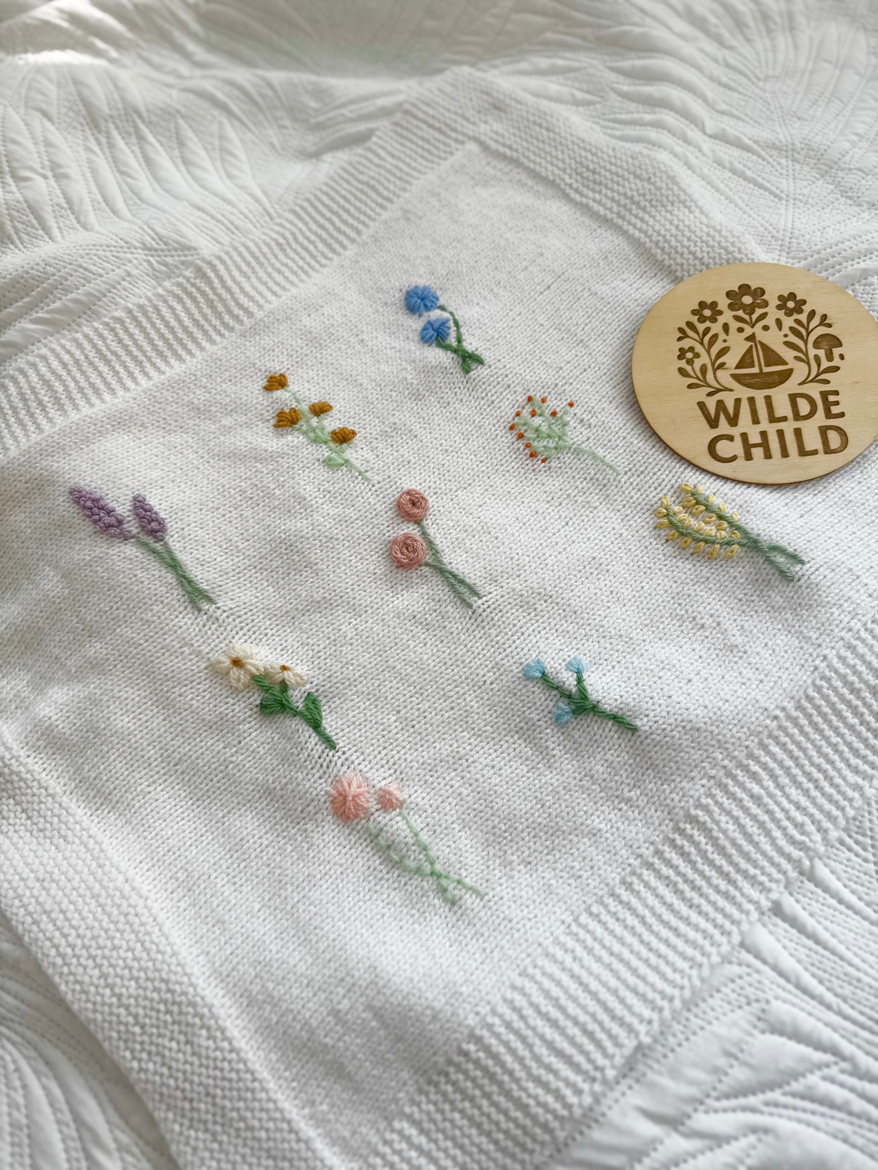 Flower study blanket