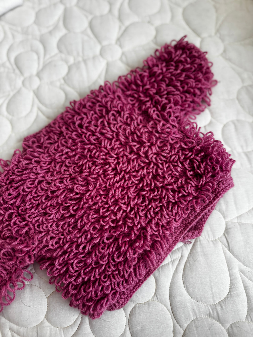 6-12 Plum loopy cardi