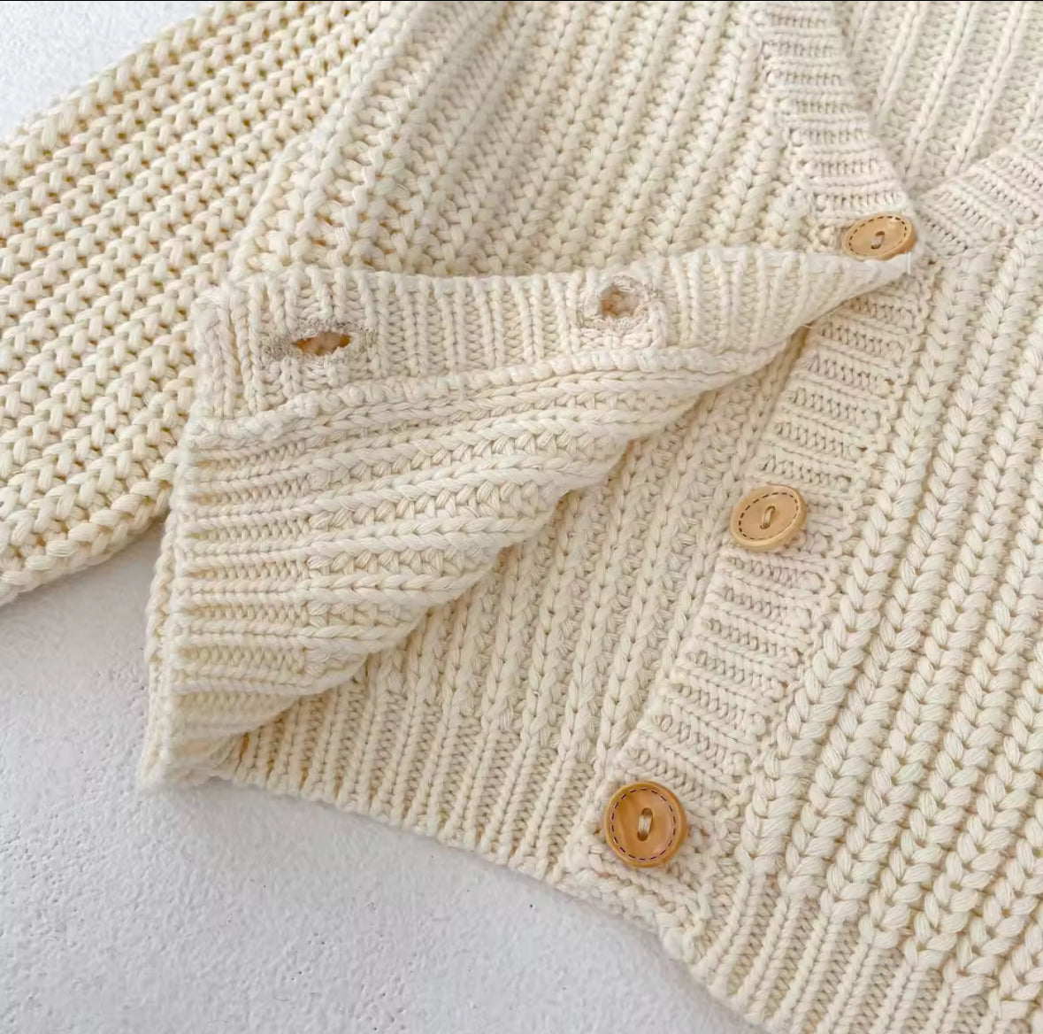 Chunky knit cardigan