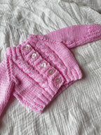 0-3 pink cardi