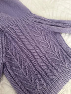 12-24 hooded purple cardi