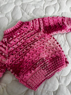 0-6 pink mix cardi