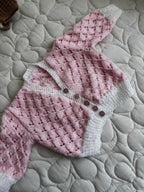 6-12 baby pink cardi