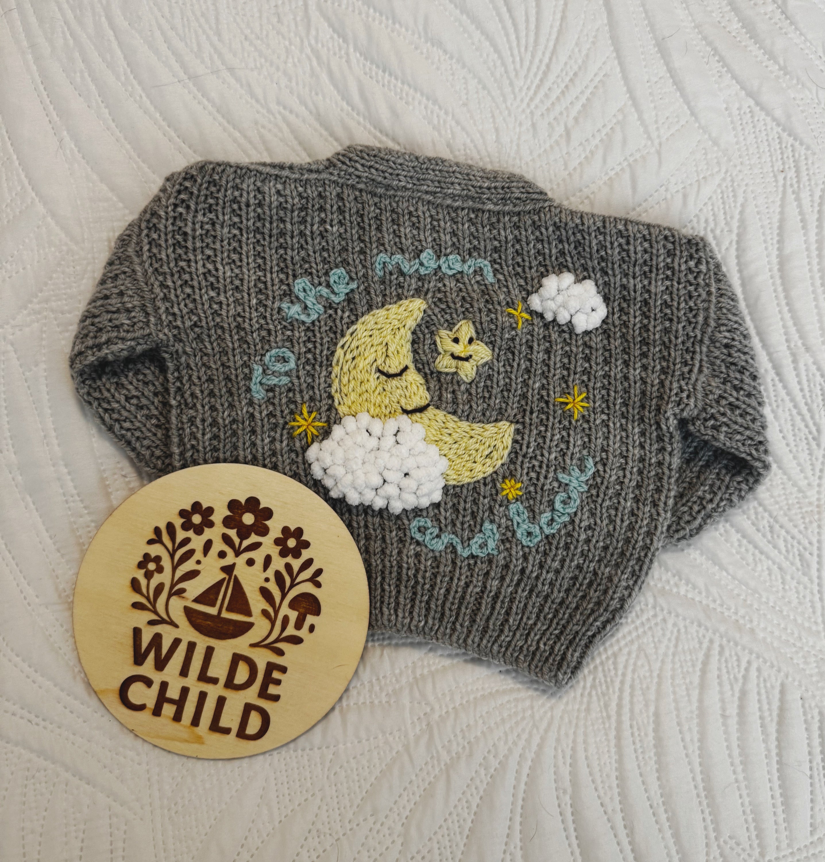 3-9m to the moon & back cardi