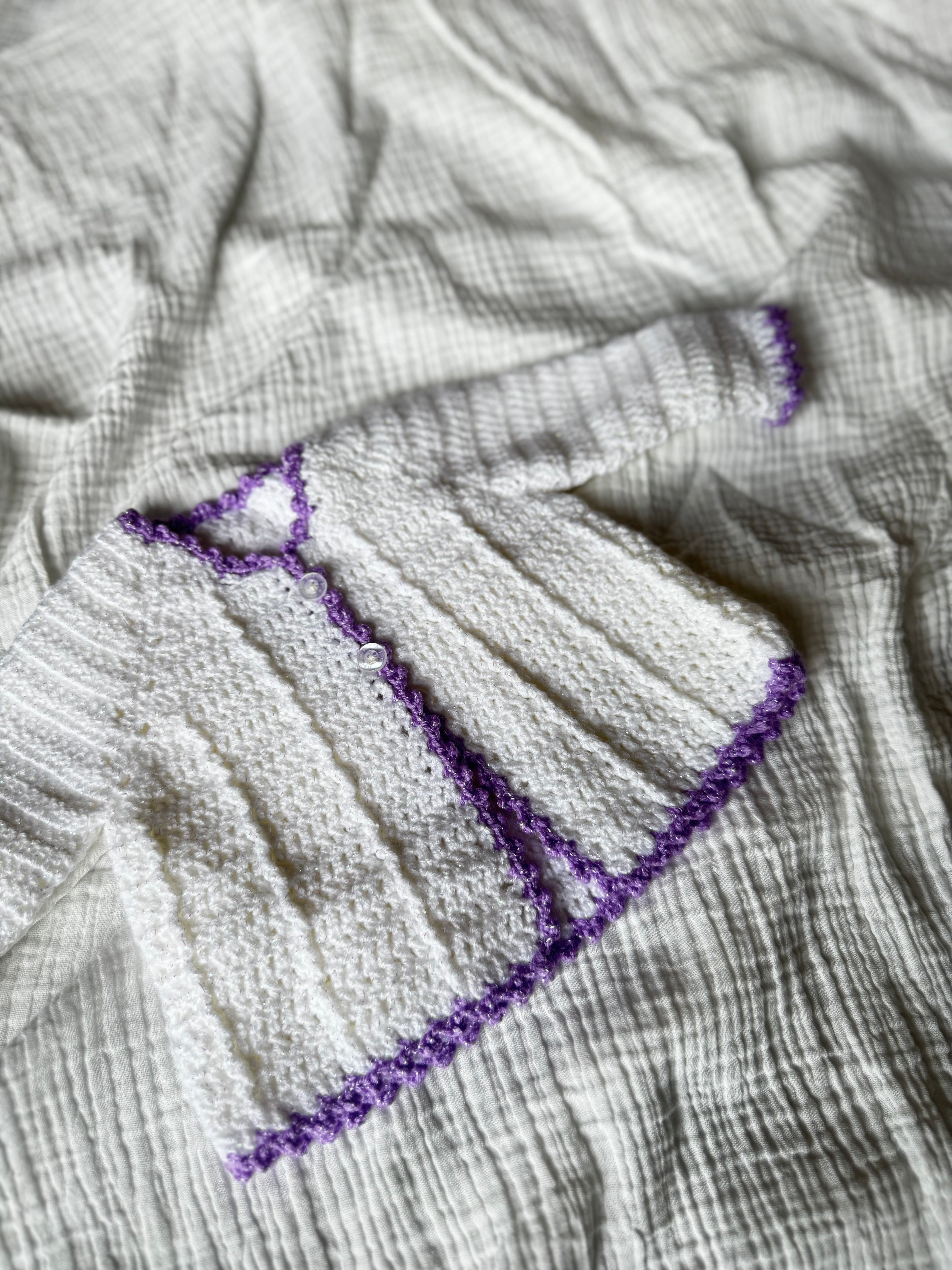 3-6 glitter knit