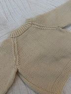 3-6-9 beige hand knit