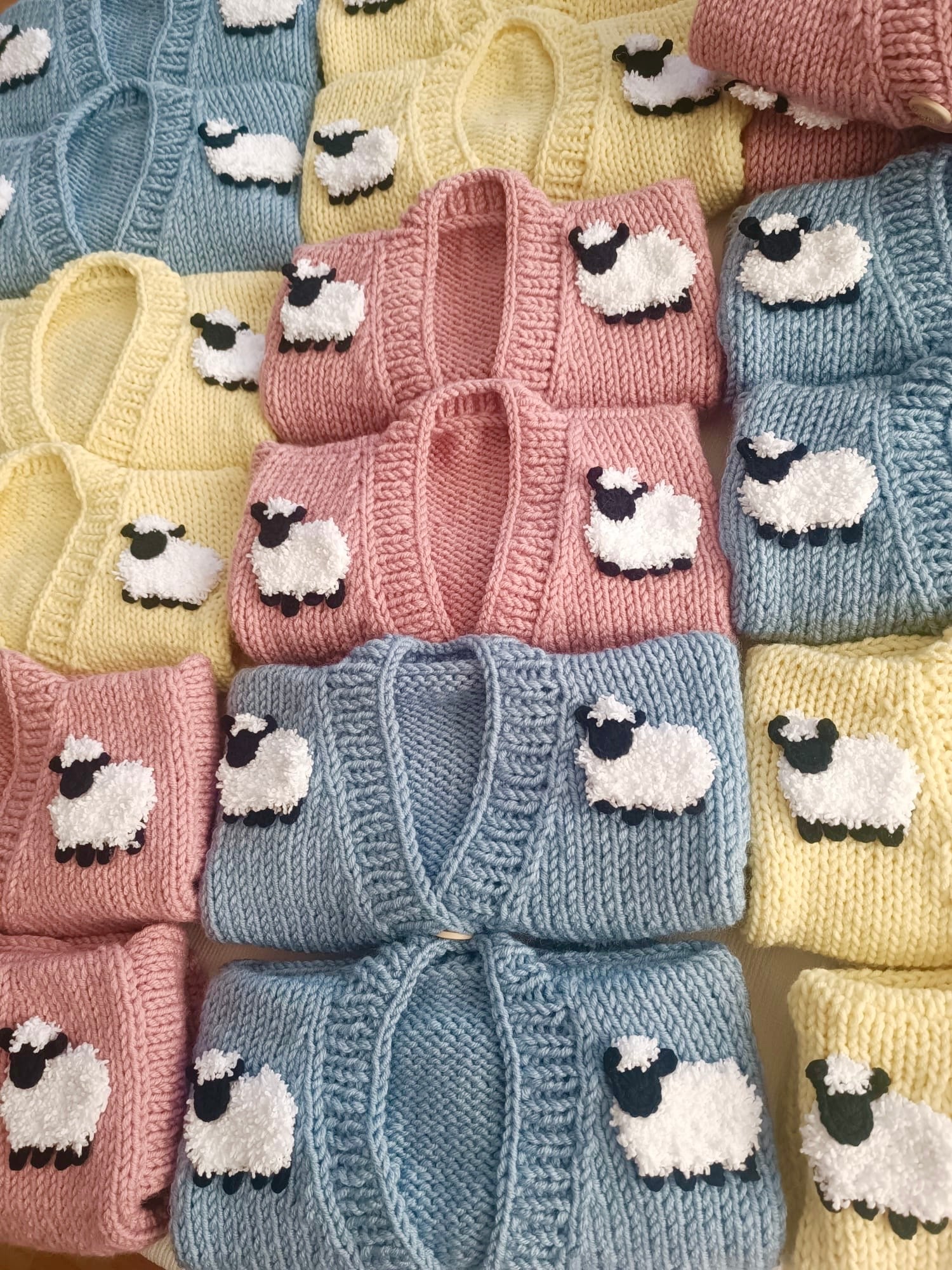 Handmade Personalised Sheep Cardigans