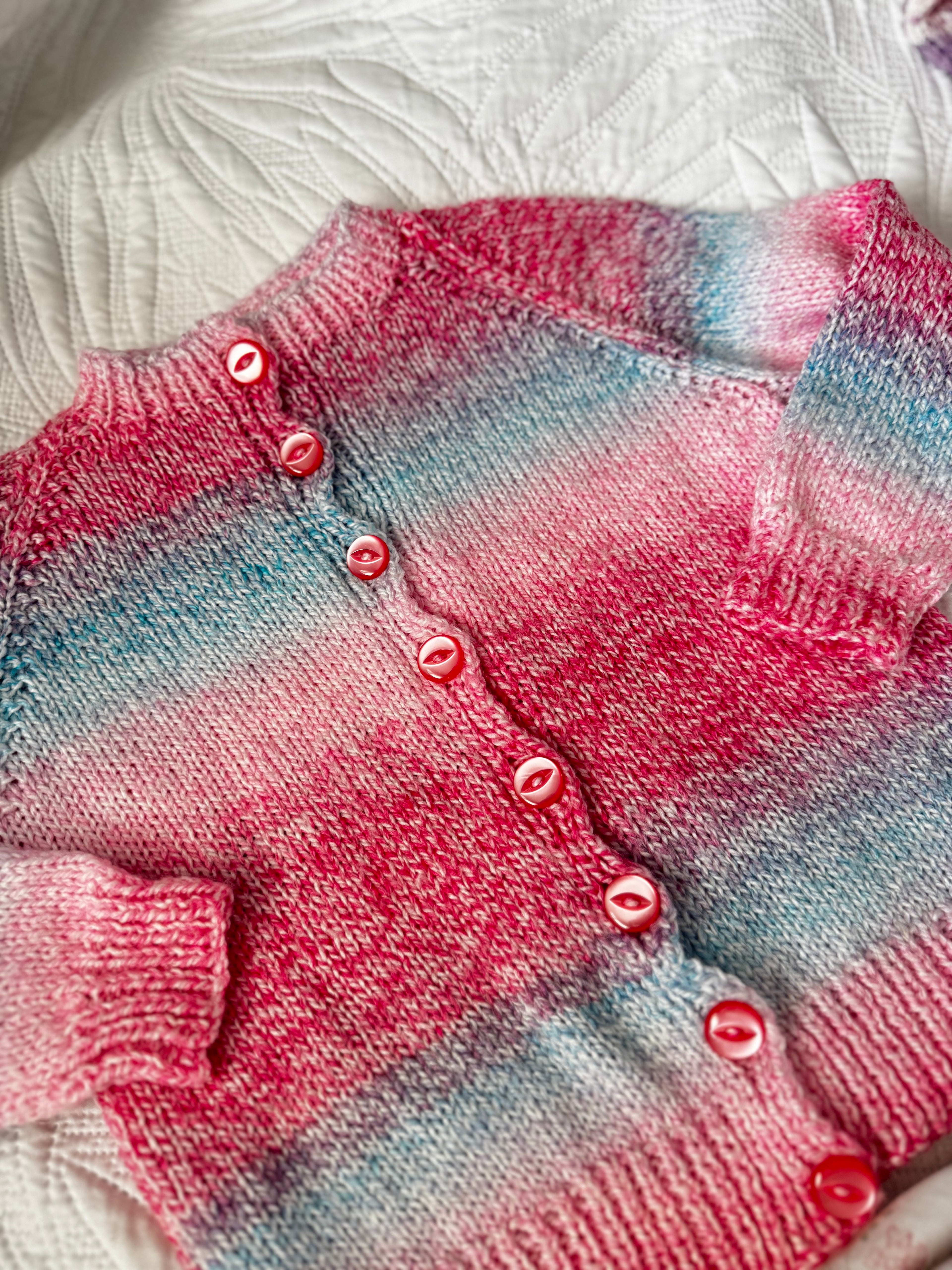5-6yr ombré cardi