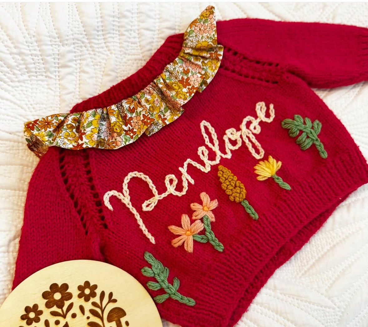 Ruffle collar add-on