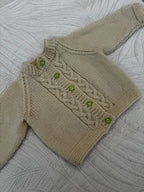 3-6-9 beige hand knit