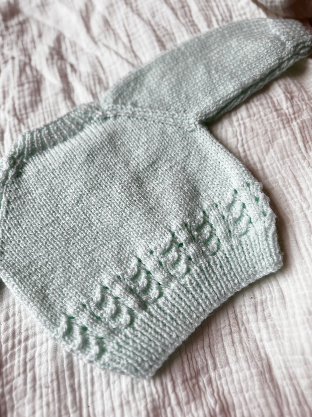 0-3 mint cardi