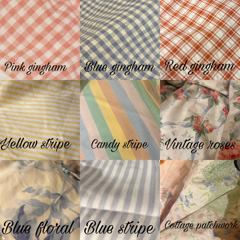 Handmade bonnet & matching collar