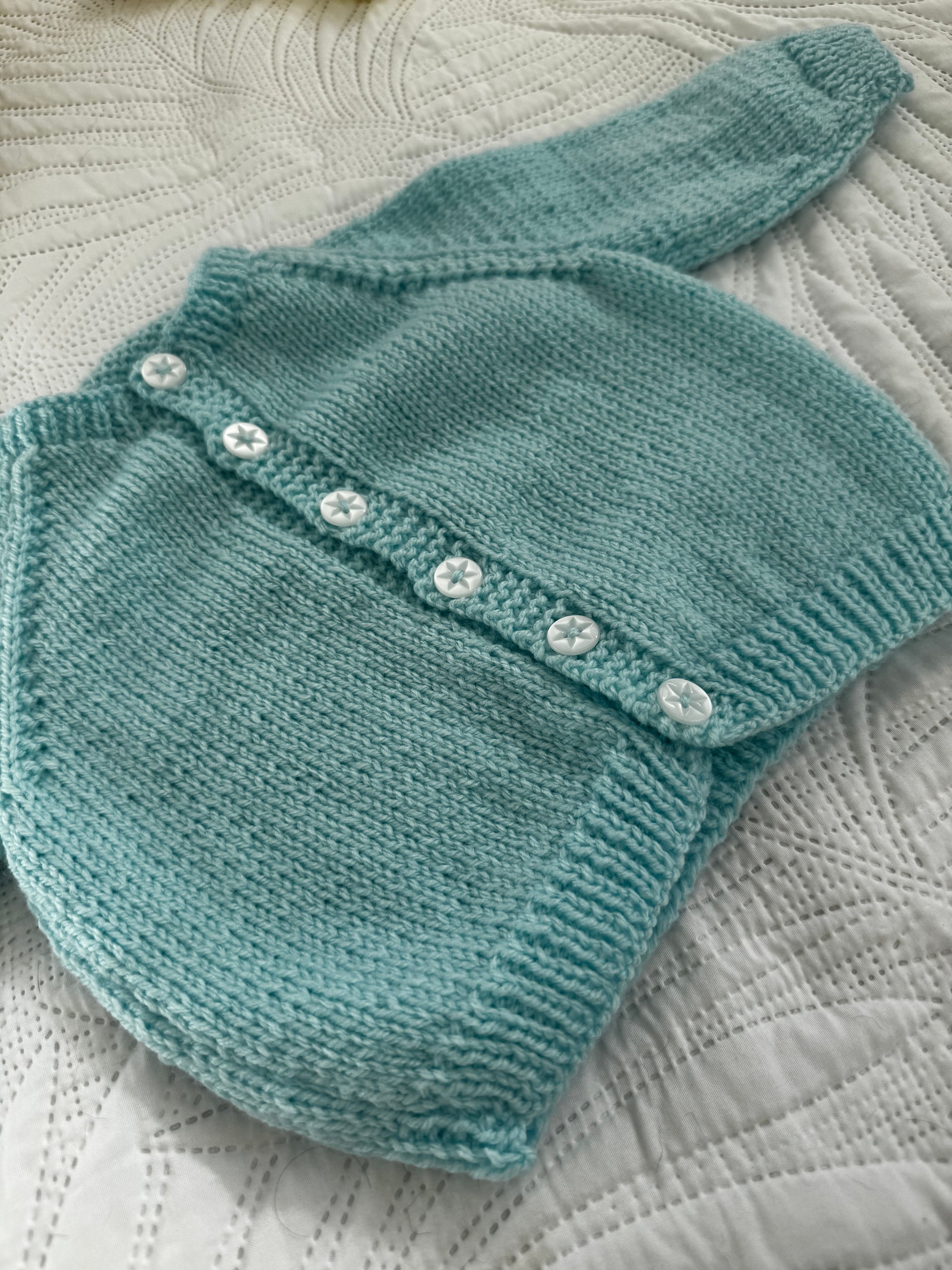 6-9 blue cardi