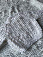 6-12 white cardi