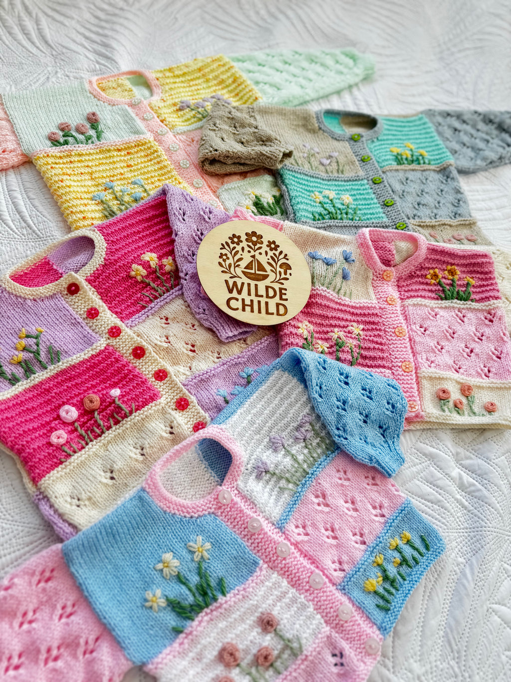 Heirloom patchwork floral cardigan