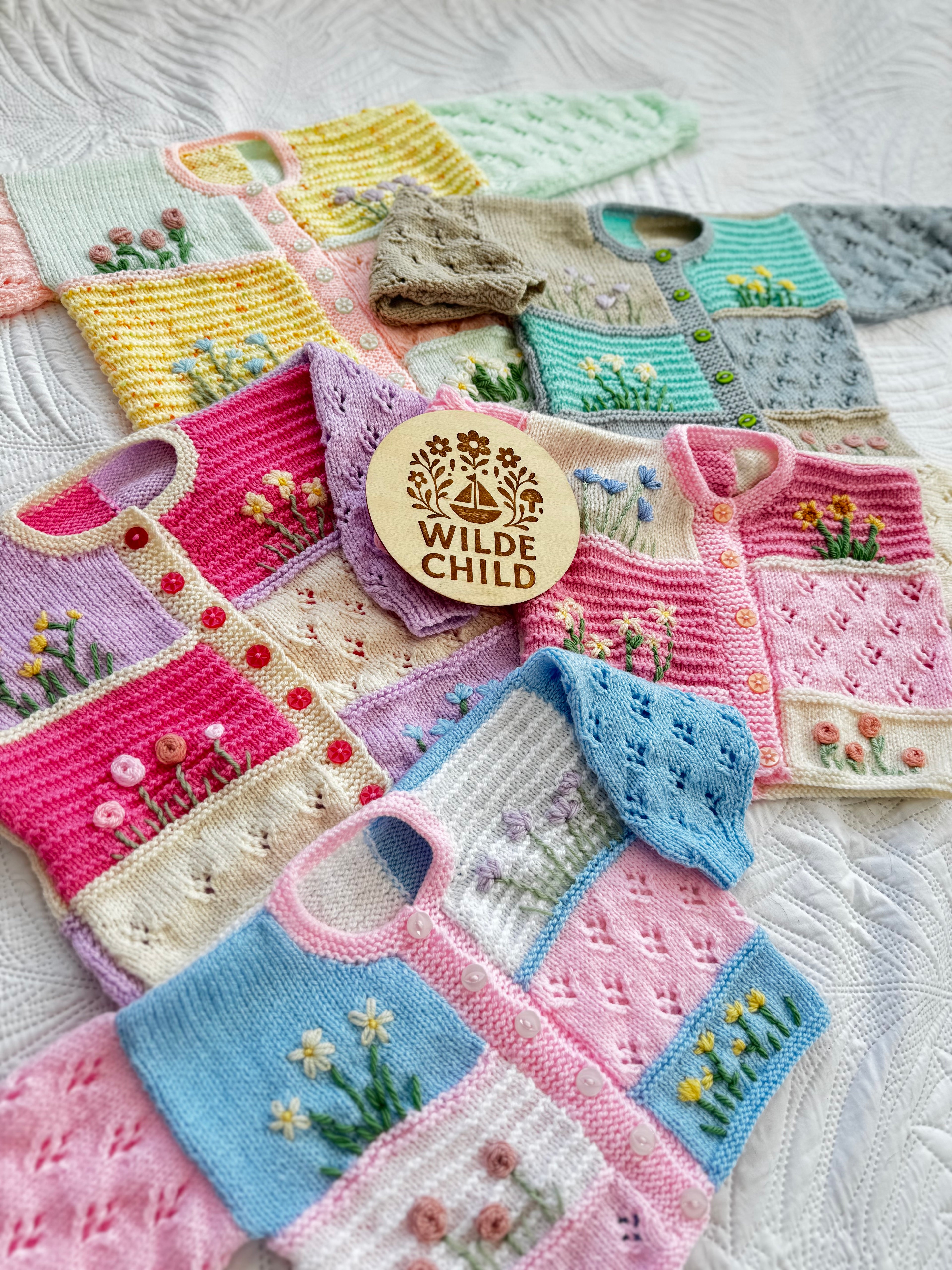Heirloom patchwork floral cardigan