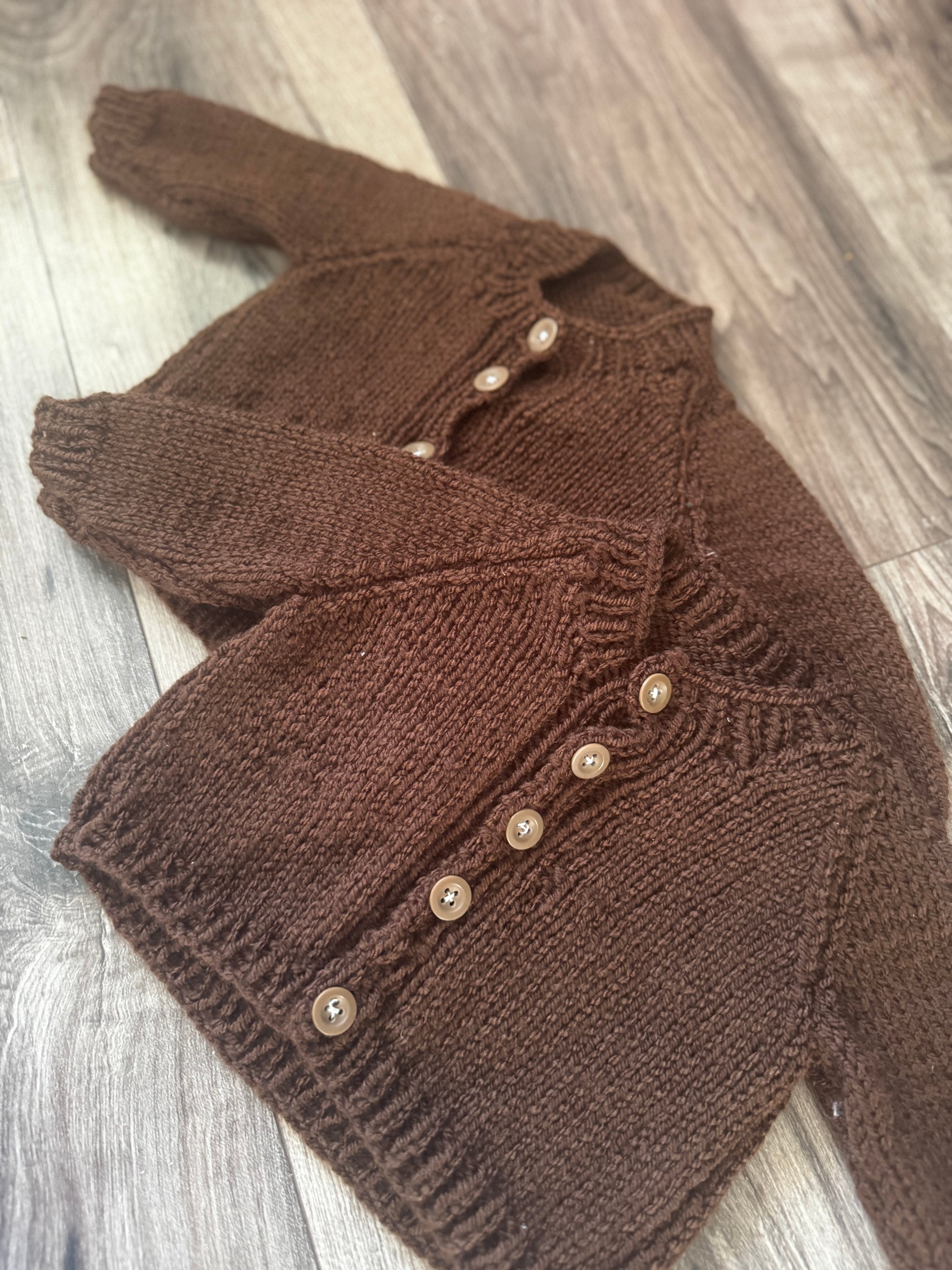 3-6 (large fit) brown cardi