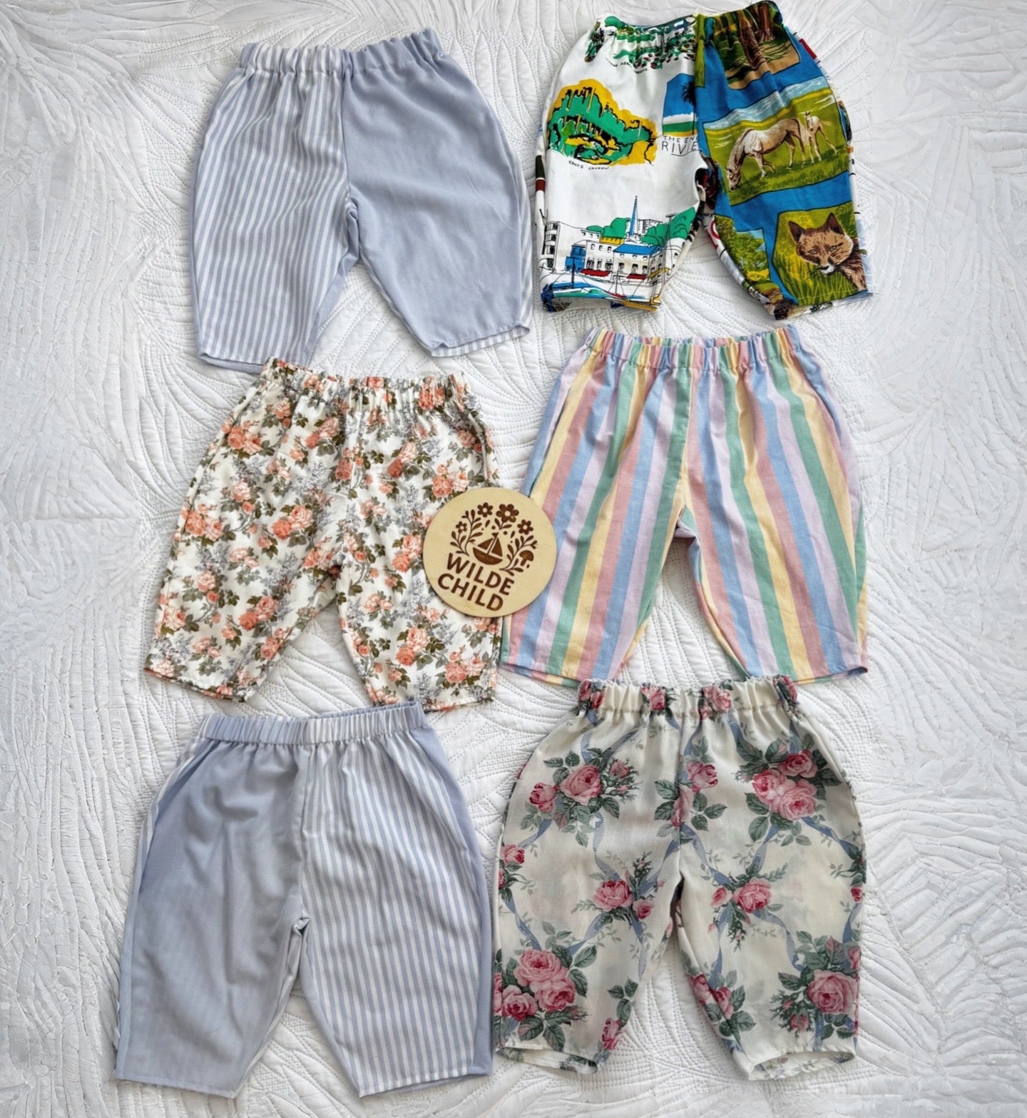 Handmade barrel leg trousers