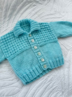 0-3 aqua cardi