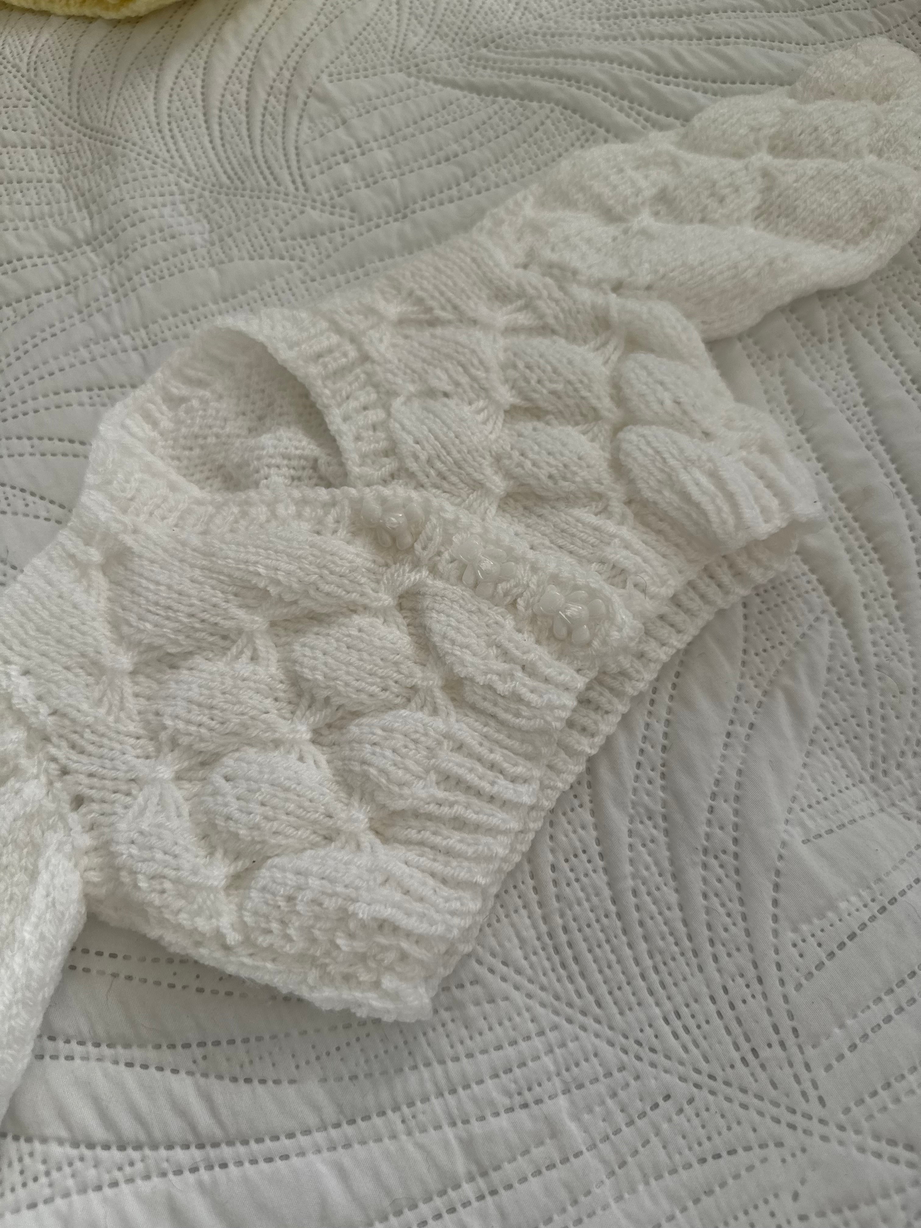 3-6 White cardi