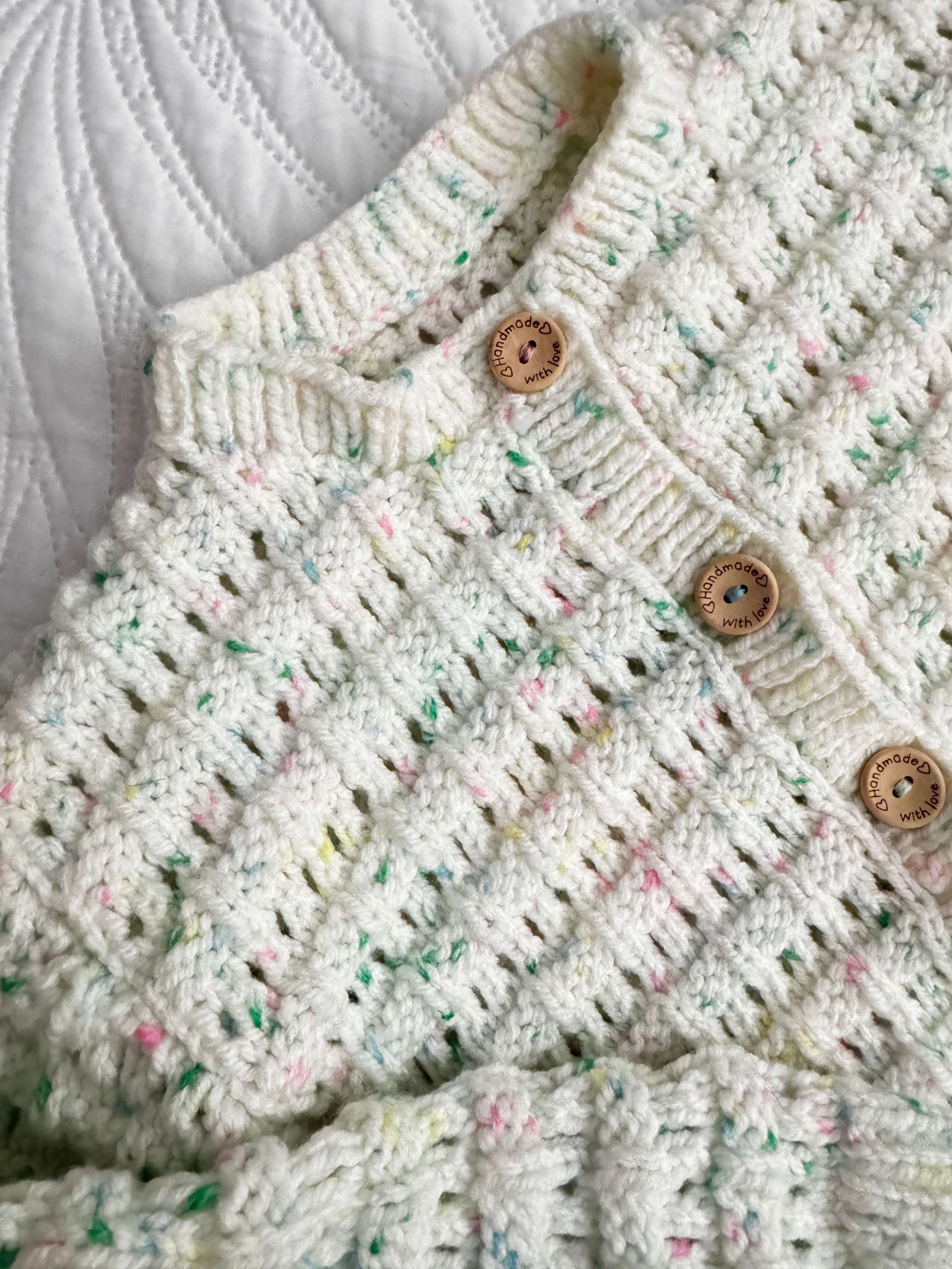 4-5yrs flecked hand knit