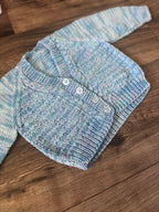 6-12 blue/lilac mix cardi