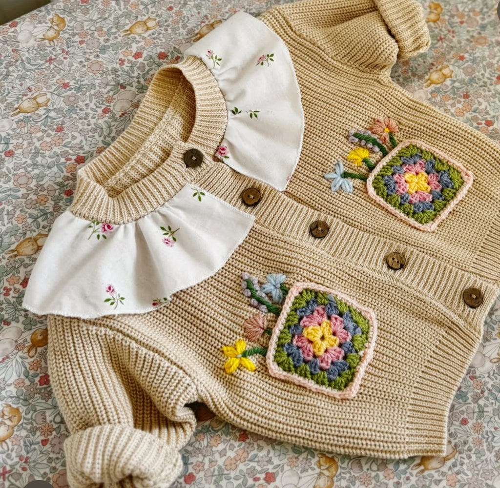 Add on Handmade fabric collar