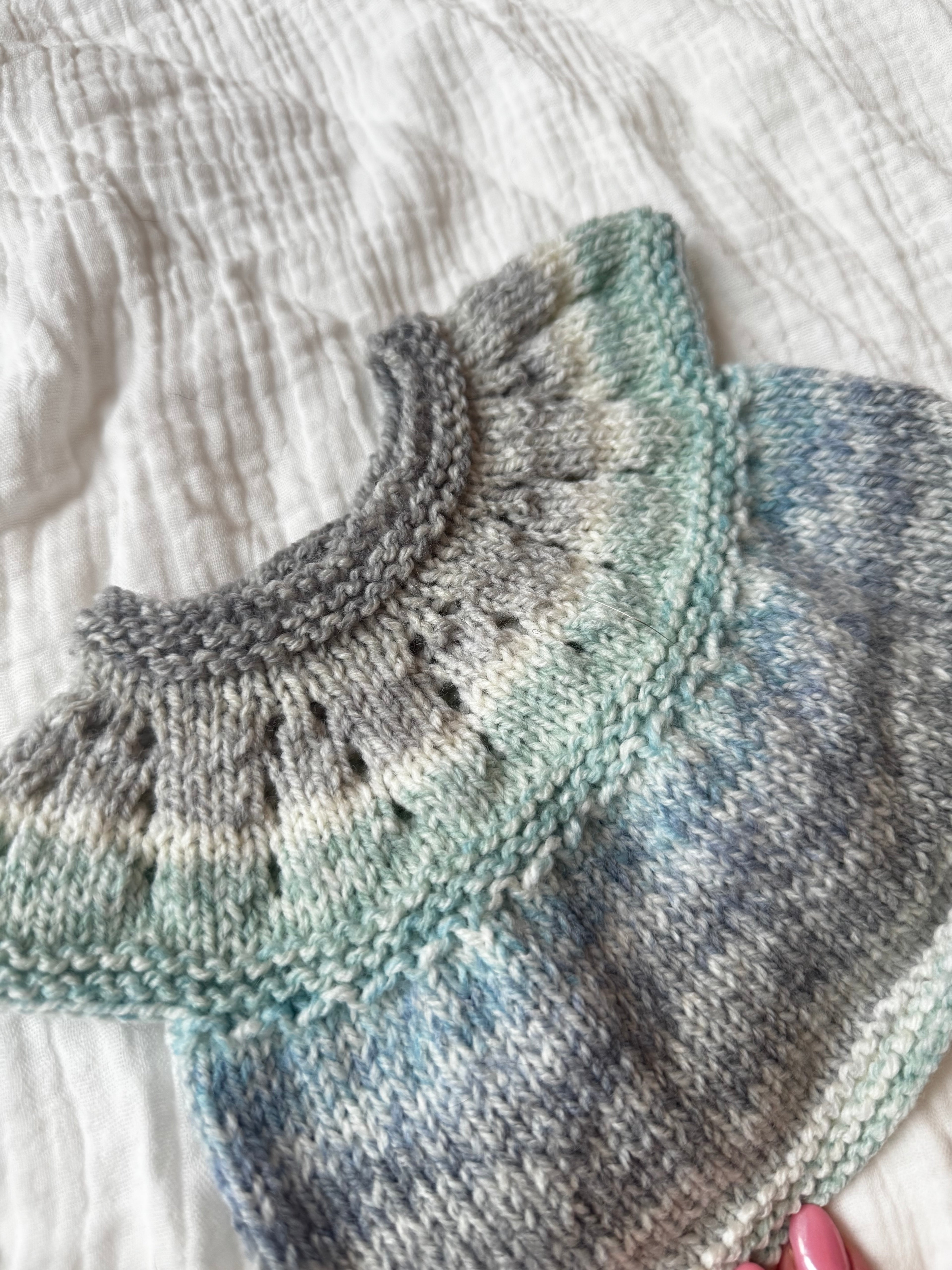 Newborn short sleeved cardi