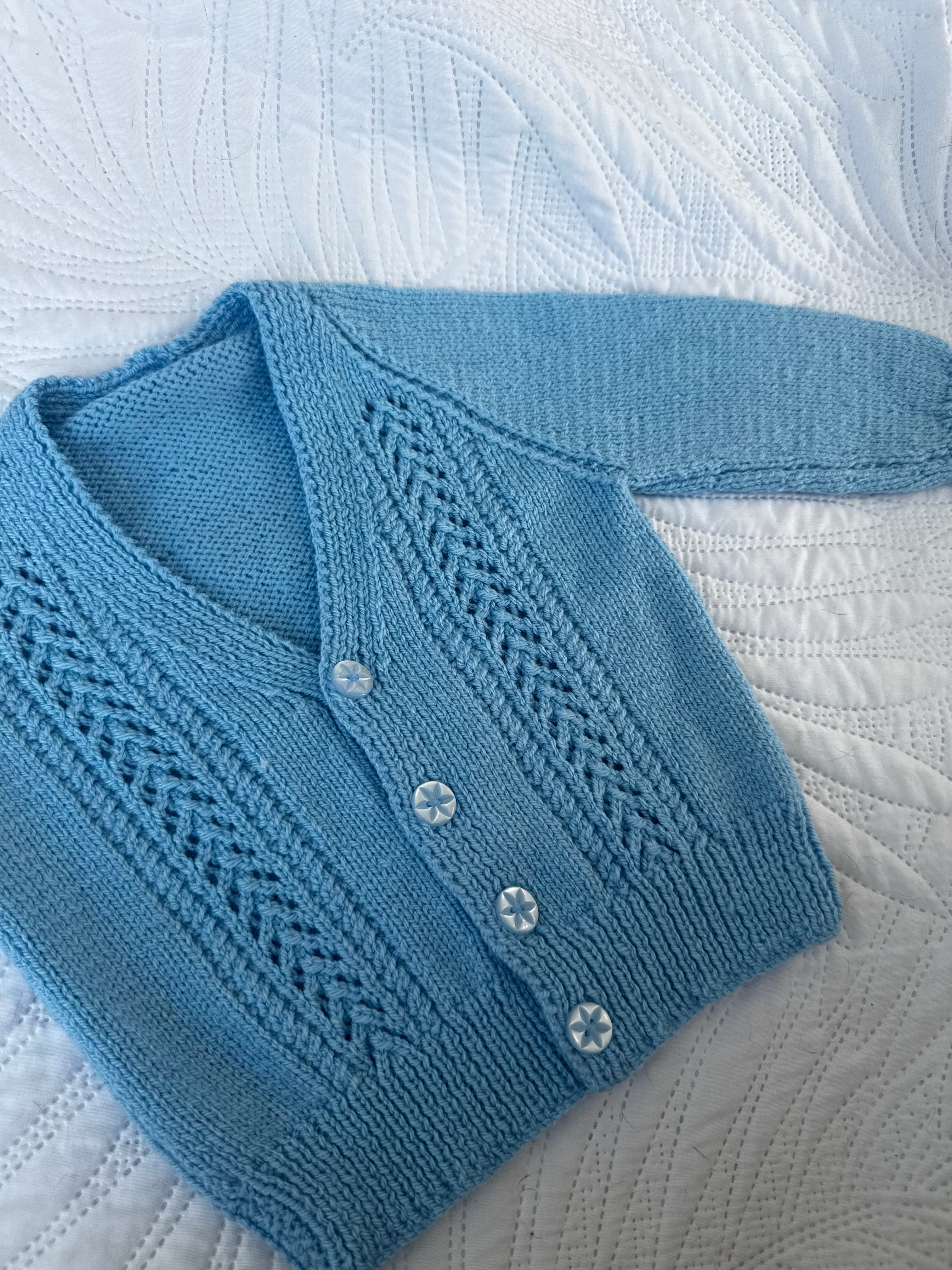 1-2yr blue cardigan