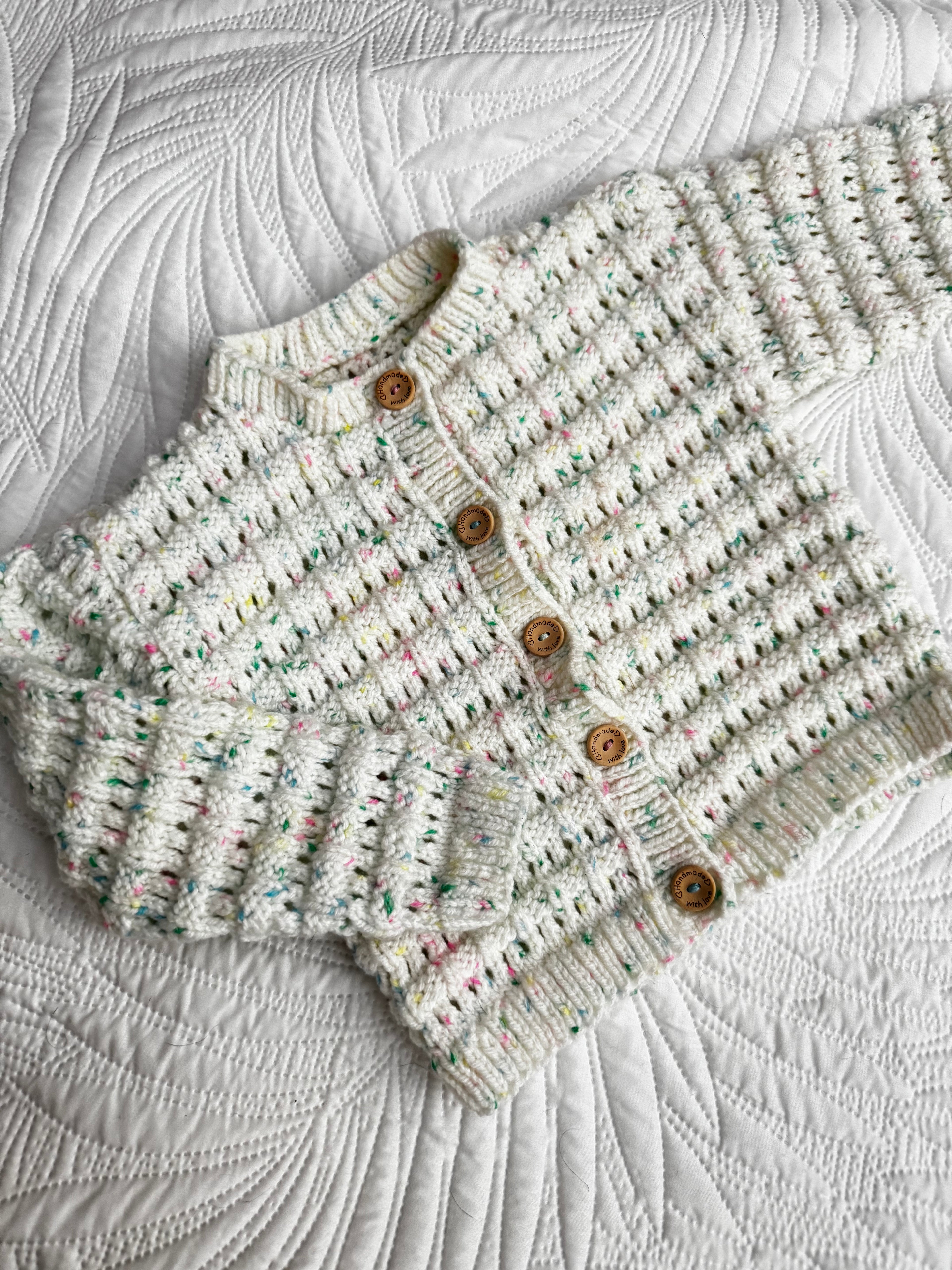 4-5yrs flecked hand knit