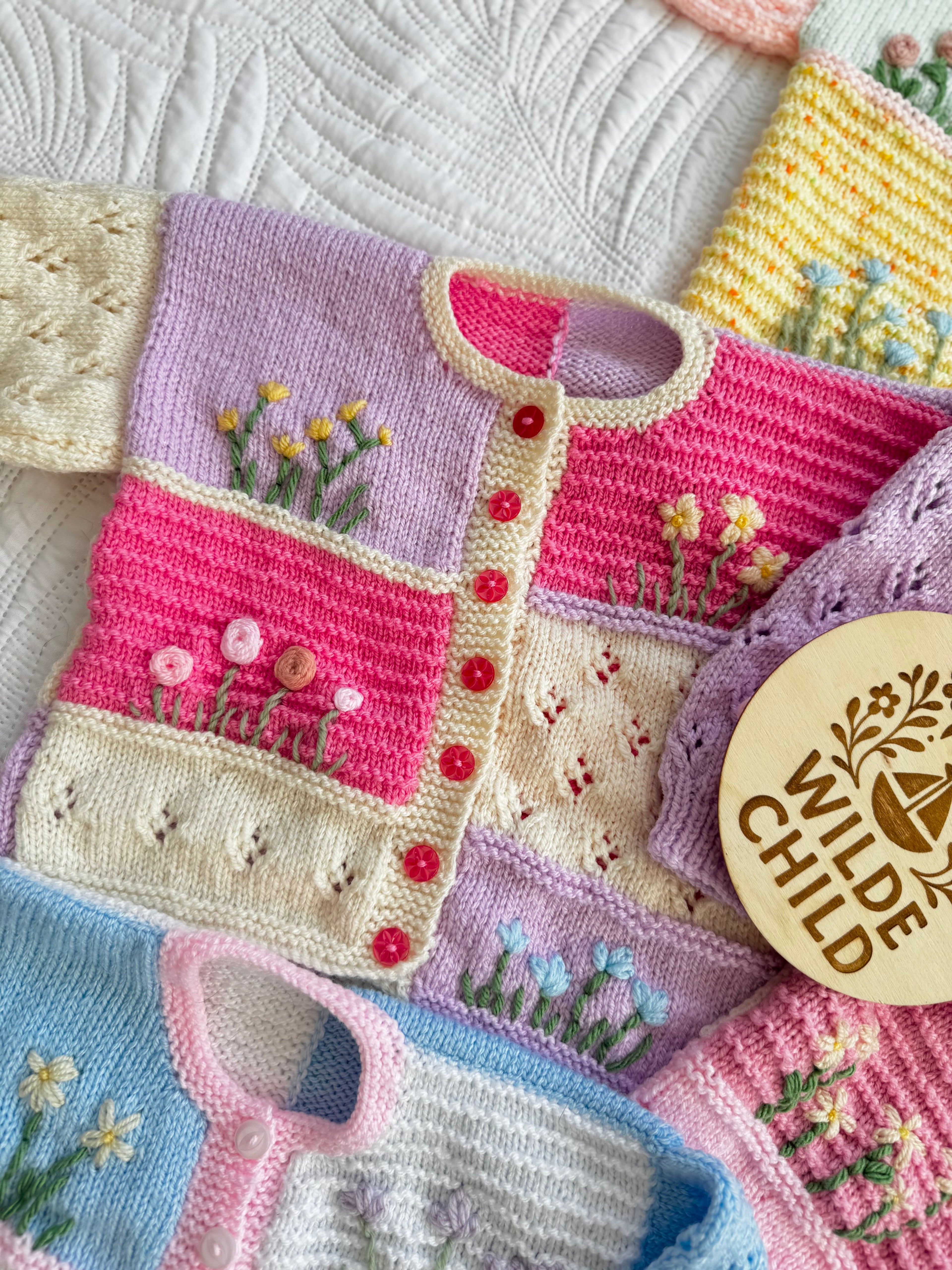 Heirloom patchwork floral cardigan