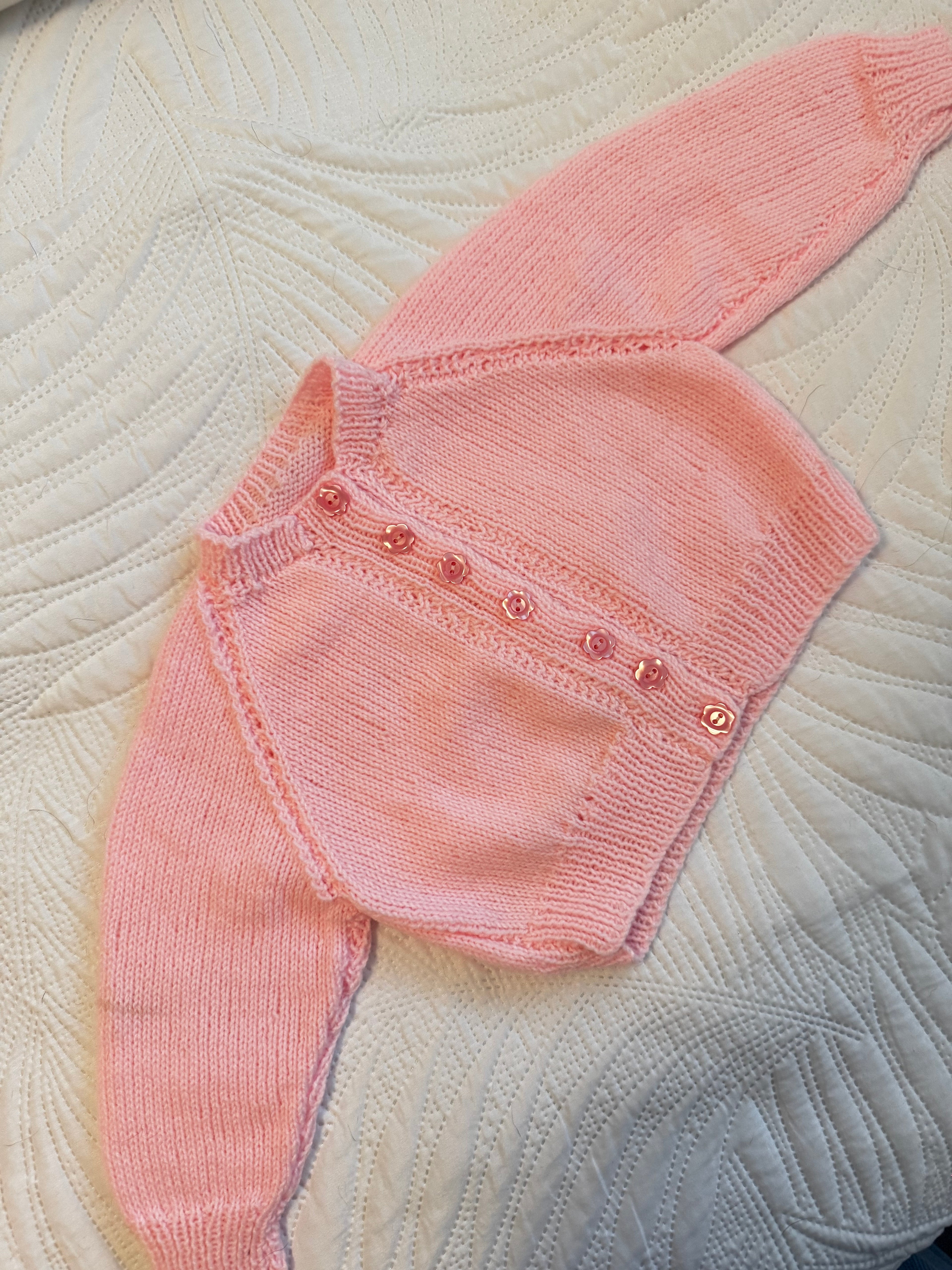 12-18 pink cardi