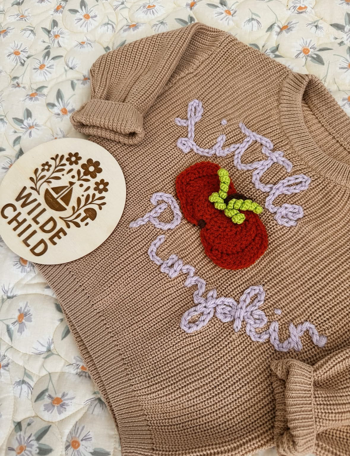 MEDIUM crochet appliqué