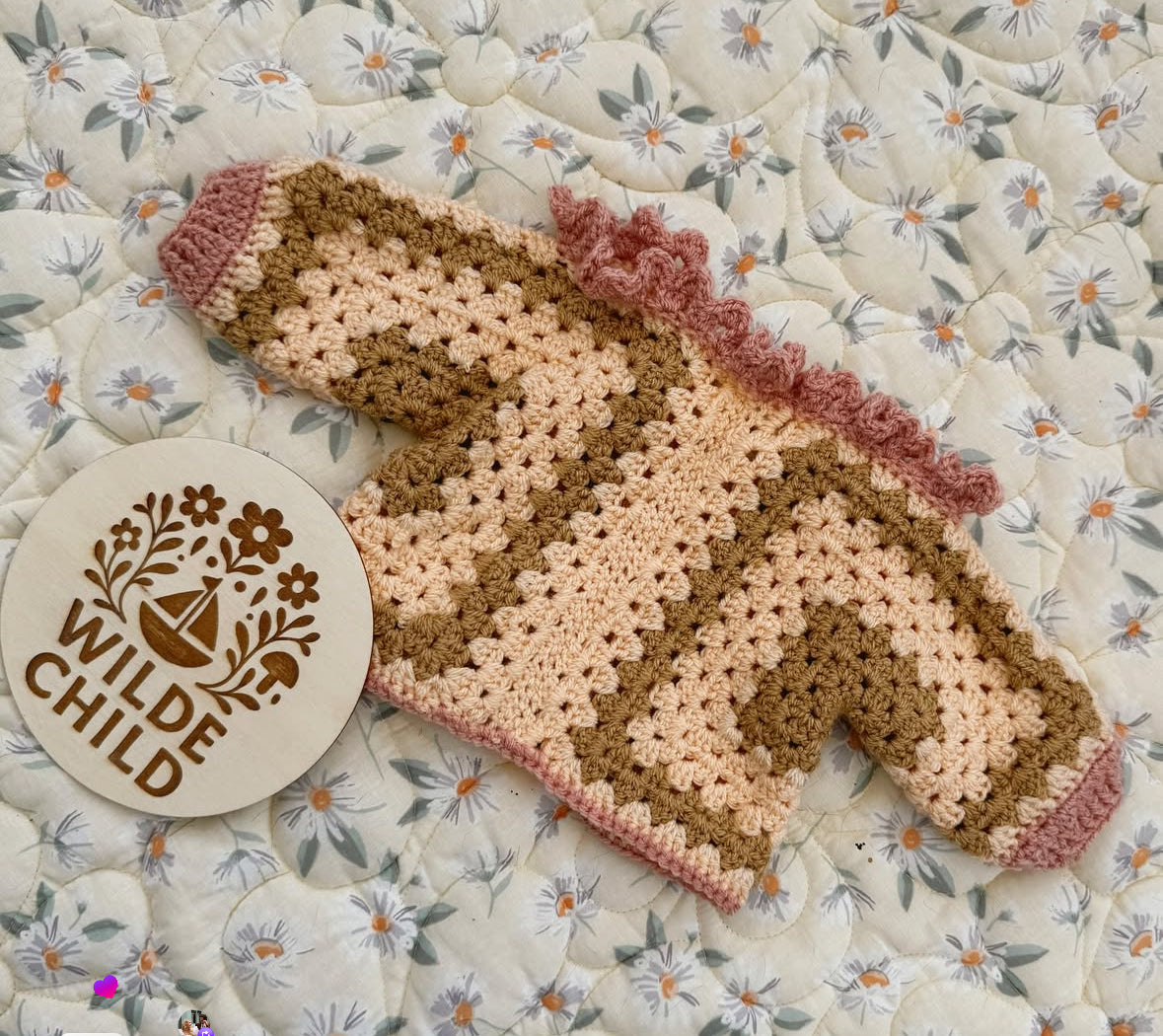 Handmade crochet cardi