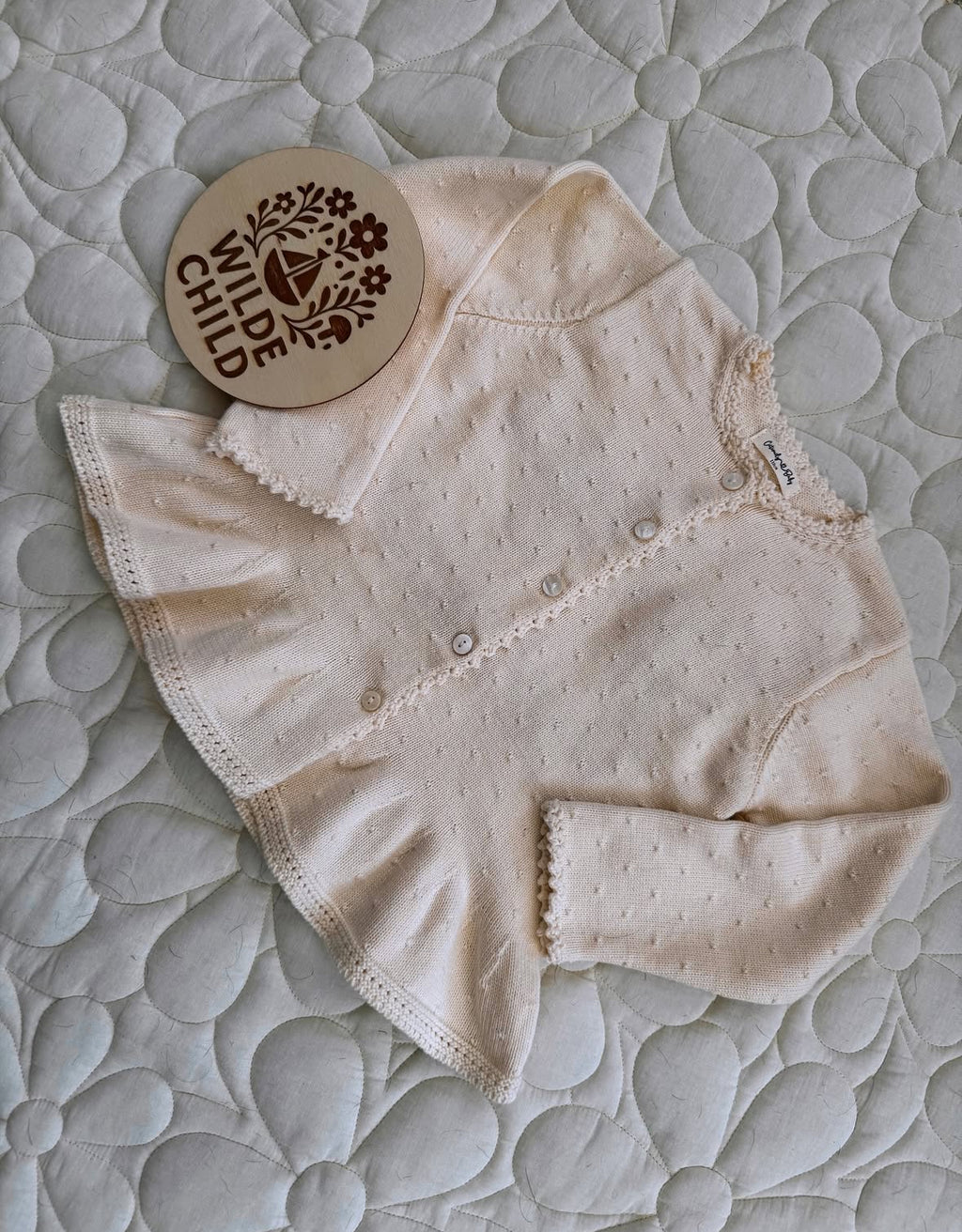 ‘Believes’ cardigan