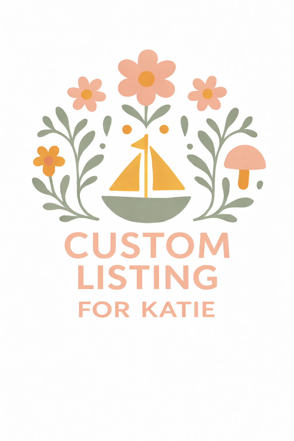 Custom listing for Katie