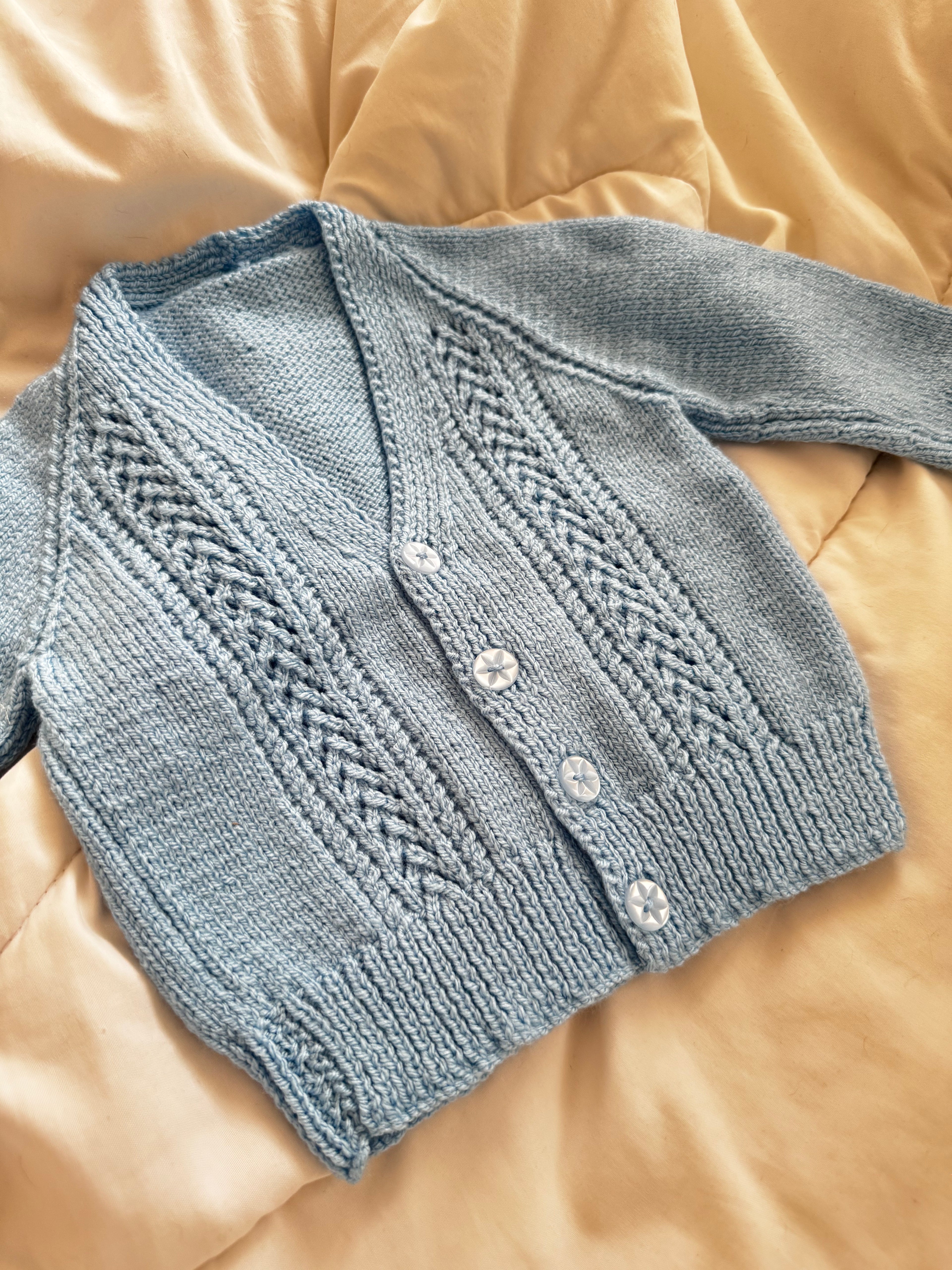 1-2yrs blue cardigan